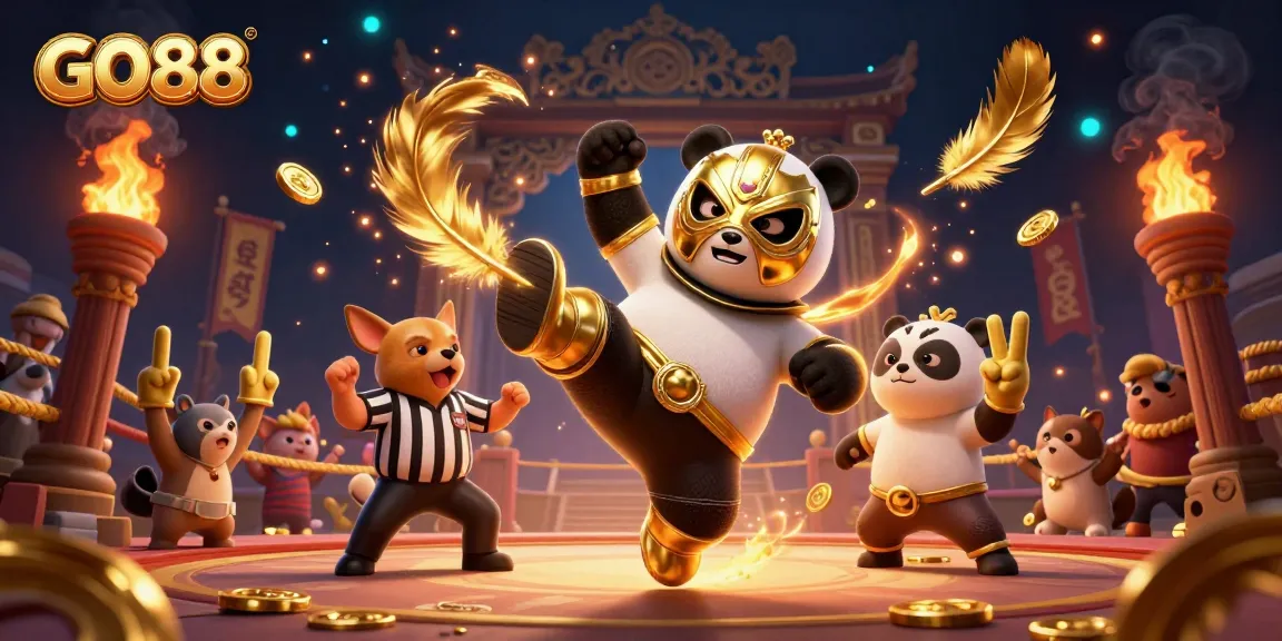 Experience thrilling gameplay at GO88 with delightful animal characters and exciting casino elements.