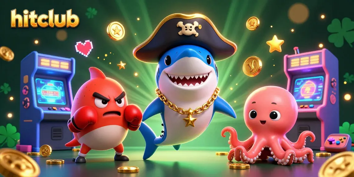 Experience the thrilling gameplay of hitclub with cartoon characters attacking vibrant casino games.