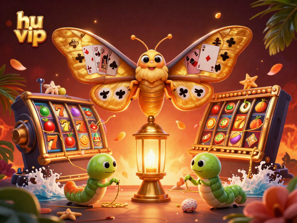 Engage with hu vip for thrilling slot experiences, featuring dynamic characters amidst casino joy.