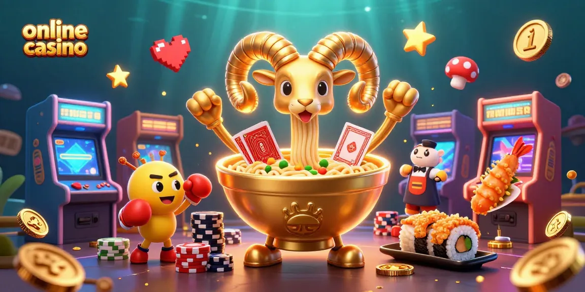 Engage with the vibrant online casino scene showcasing colorful characters and arcade elements.