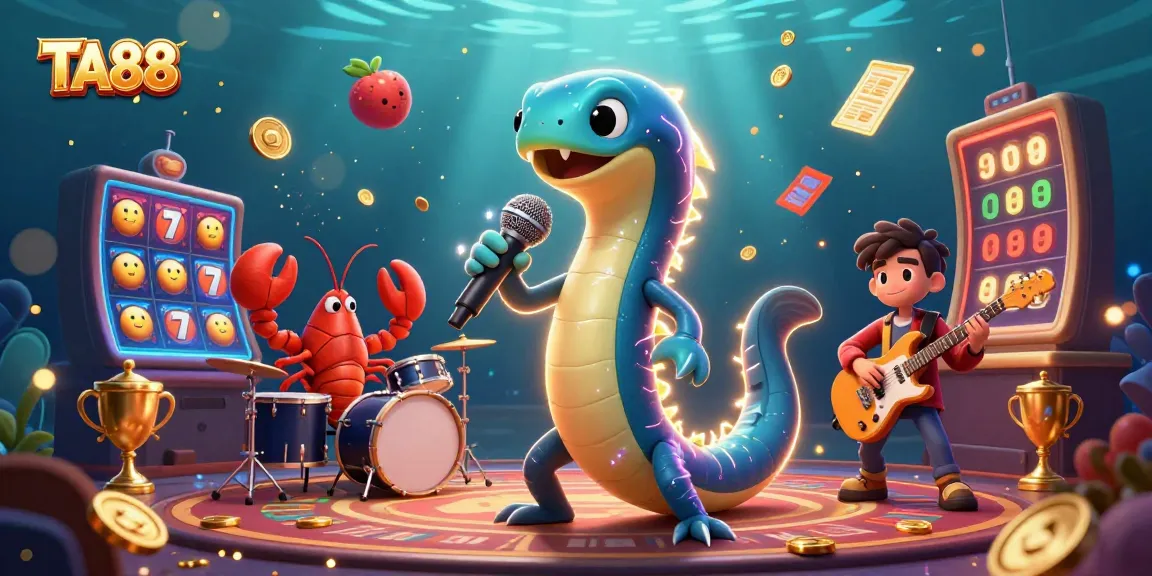 Win big with TA88 in a vibrant underwater casino featuring electric eel performers and dynamic slots!