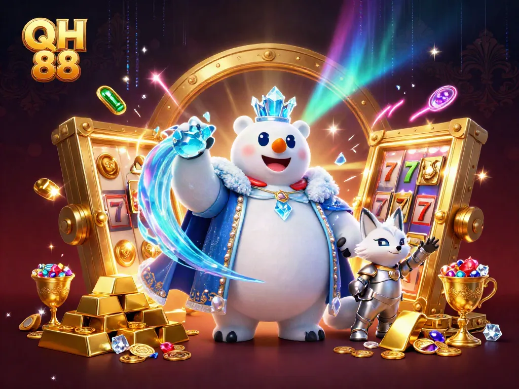 Spin the reels and win big with QH 88, featuring a mystical ice king and foxtastic treasures!