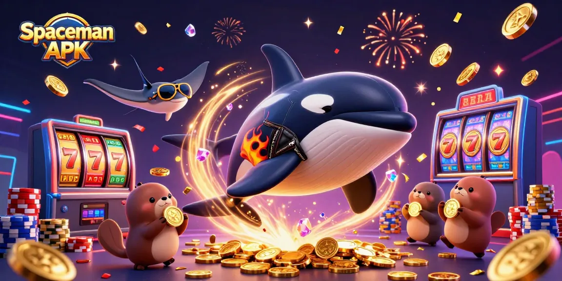 Mainkan Spaceman APK dan menangkan jackpot dalam permainan slot bertema luar angkasa di aplikasi.