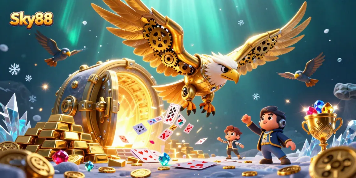 Experience exciting gameplay at Sky88 with dynamic casino elements and vibrant treasures.