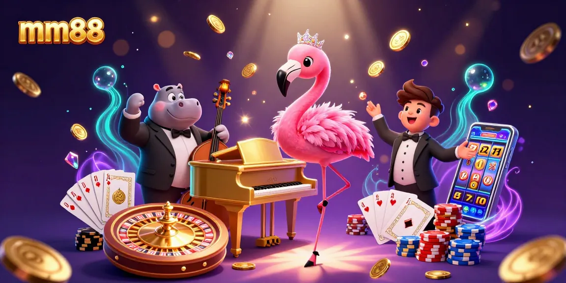 Experience vibrant mm88 casino excitement with lively gaming characters and dynamic elements.