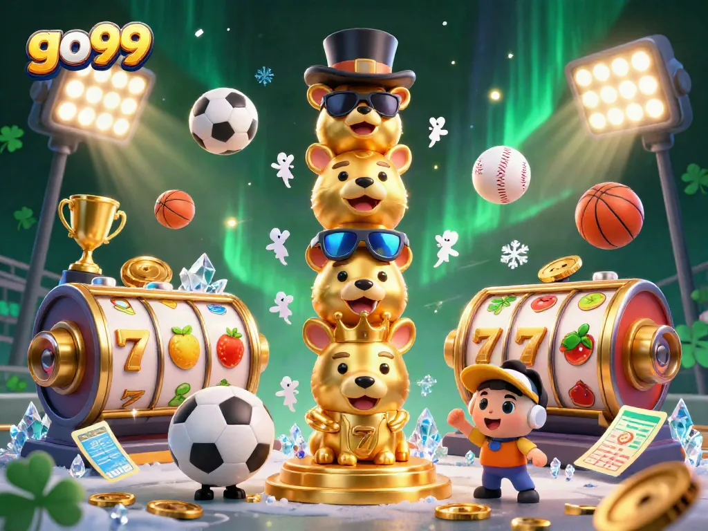 Experience the excitement of go99 gaming with vibrant slots and colorful casino elements.