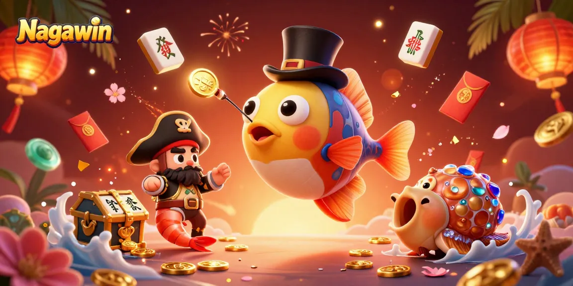 Nagawin attracts players with its captivating casino scene featuring vibrant characters and gambling elements.