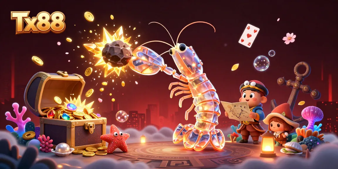 Experience the thrilling world of Tx88, where gold coins and underwater treasure collide in a vibrant online casino.