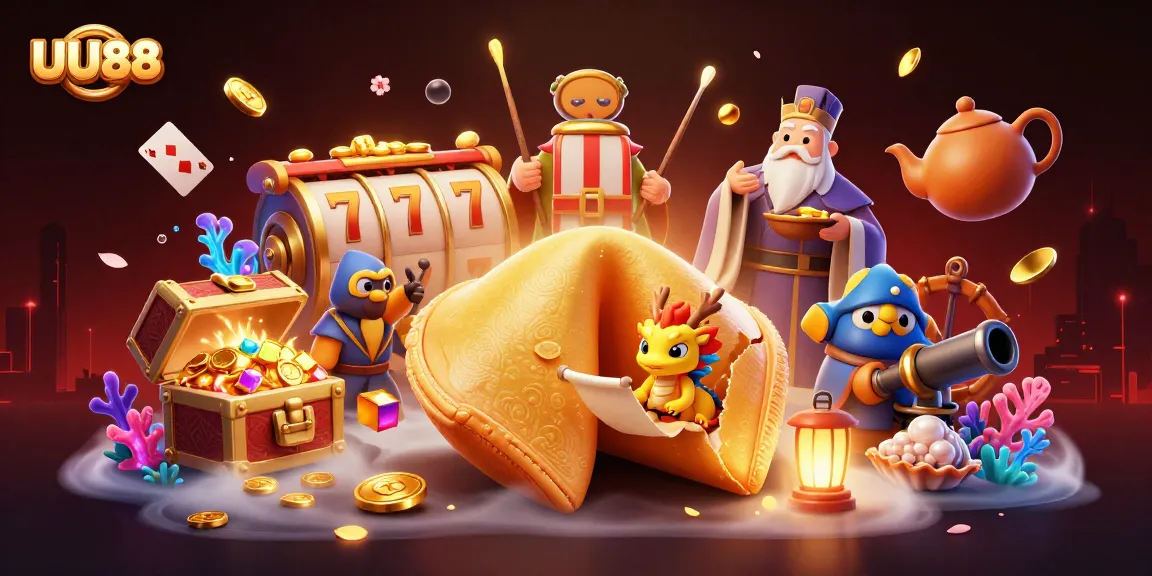 Experience thrilling wins at UU88 with a dynamic scene of fortune and casino excitement.