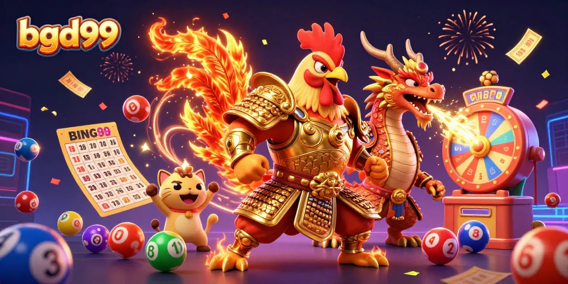 Experience thrilling action with bgd99's rooster warrior and dragon hatchling in a vibrant gaming scene.