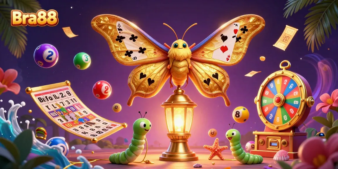 Experience the excitement of Bra88 with vibrant lottery elements and enchanting casino scenes.