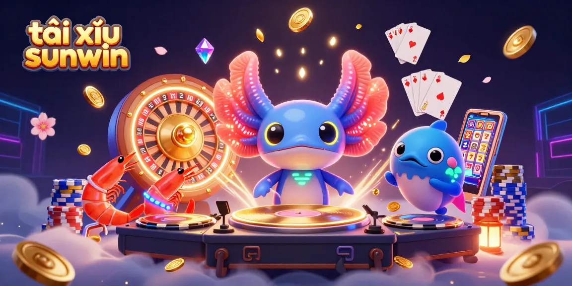 Win big at tài xỉu sunwin with vibrant casino-themed digital art featuring eye-catching characters.