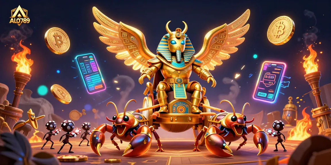 Bet on ALO789 in an action-packed 3D scene of cockfighting with vibrant casino elements.