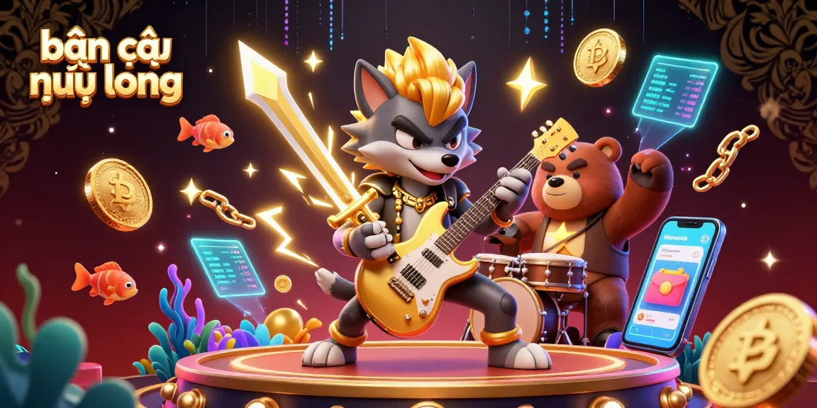 Bắn cá ngũ long reveals exhilarating underwater action in a vibrant casino scene with animated characters.
