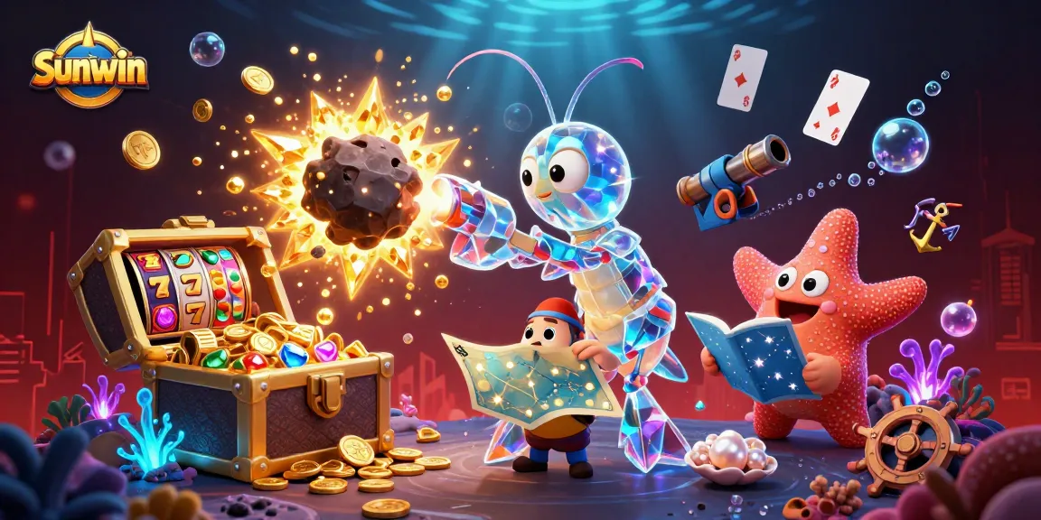 Experience thrilling gameplay at sunwin with colorful gems and exciting slot elements.