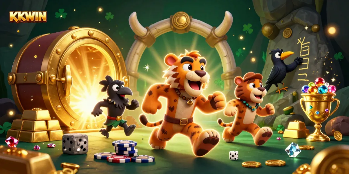 Experience winning moments at KKWIN's prehistoric casino with vibrant treasures and action.