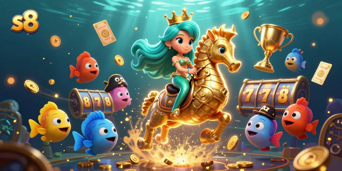 Experience thrilling gaming moments at s8 with a dynamic 3D cartoon scene showcasing vibrant casino elements and engaging characters.