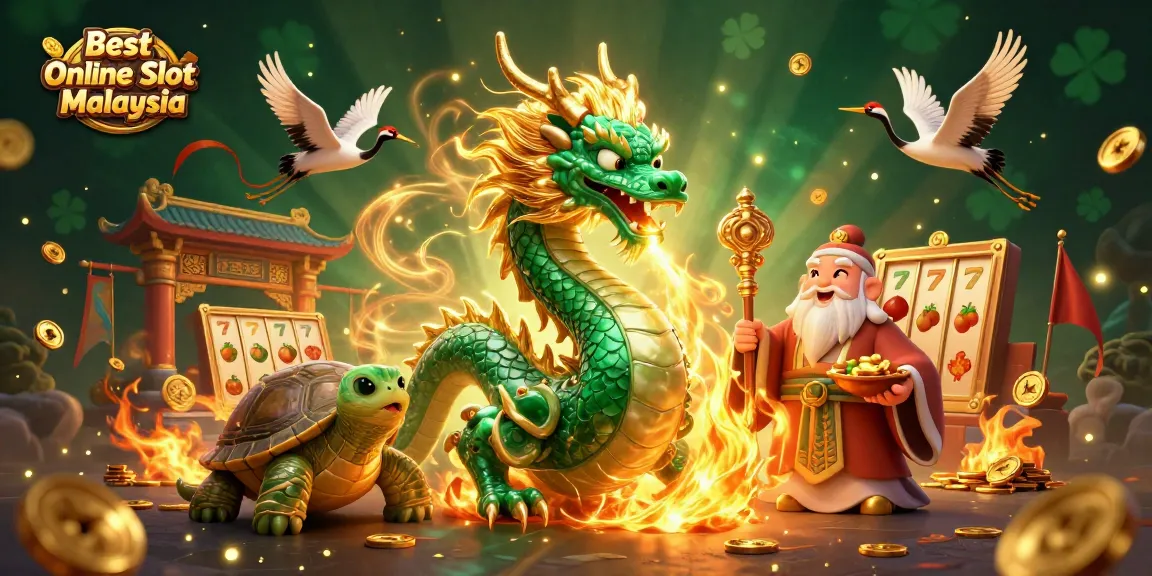 Experience thrilling action with the Best Online Slot Games Malaysia showcased in a vibrant 3D illustration.