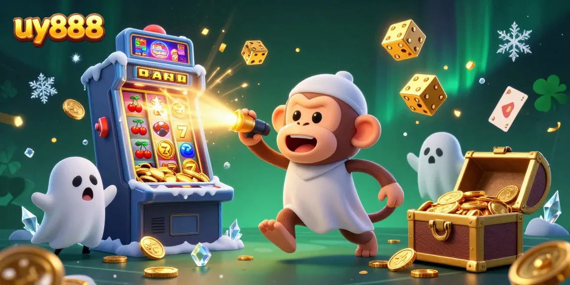 Engage in thrilling wins at uy888 as a mischievous monkey juggles golden casino treasures.