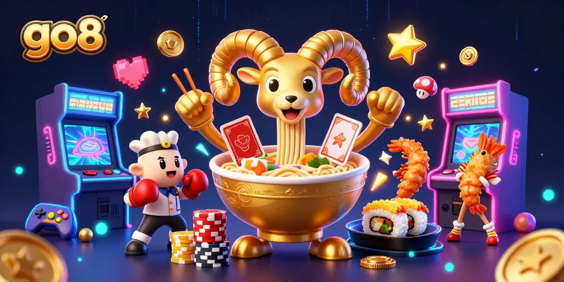 Experience thrilling gameplay at go8 with vibrant casino elements and dynamic cartoon characters.